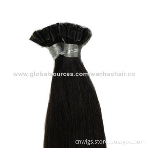 Italian Keratin Prebonded U-tip Remy Human Hair Extension, Various Colors/Waves are Available
